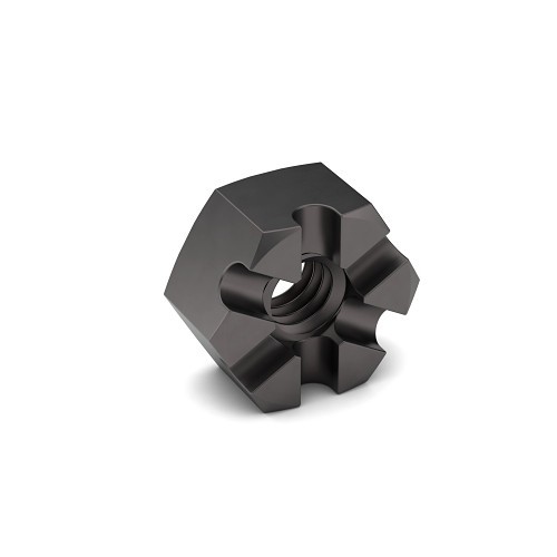 Earnest Machine 352708 Hex Nut, Measurement System: Imperial, 2-1/2-4, Plain, 2H